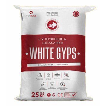 Шпаклівка гіпсова суперфінішна Вайт Гіпс (White Gips) Saten, 25кг 000-98867475-6816 фото