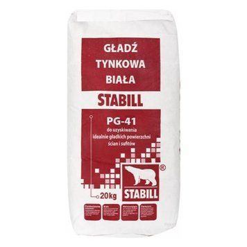 Шпаклівка гіпсова Стабіл (Stabill) PG41, 20кг 000-10401031-6817 фото
