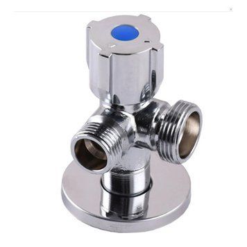 Кран кульовий кутовий подвійний Селба (Selba), 1/2"*1/2"*3/4" 000-98875627-9944 фото