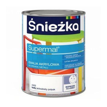 Емаль акрилова Снєжка (Sniezka) Supermal, шовковисто-глянецевий, білий А400, 2.5л 000-103060013-3466 фото