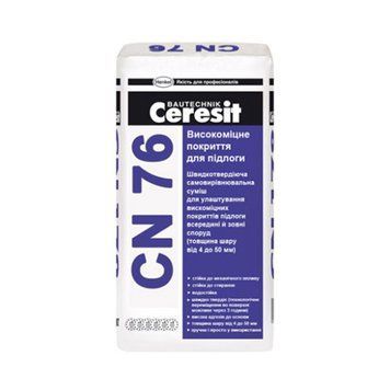 Самовирівнювальна суміш високоміцна Церезіт (Ceresit) CN76 Extraha, 4-50мм, 25кг 000-10106004-6869 фото