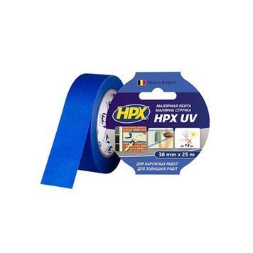 Малярна стрічка фасадна УФ-стійка HPX UV, синій, 38мм*25м 000-98870477-2193 фото