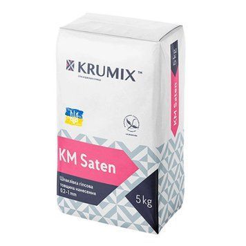 Шпаклівка гіпсова Крумікс (Krumix) КМ Saten, 5кг 000-98870305-6820 фото