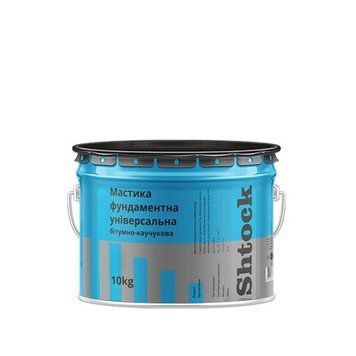 Мастика бітумно-каучукова для фундаментну Шток (Shtock), 10 кг 000-10610402-7483 фото