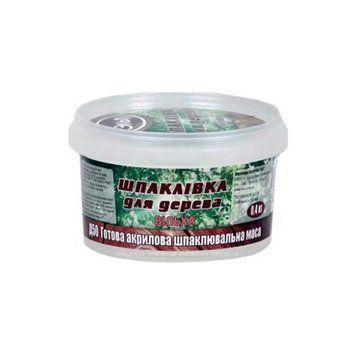 Шпаклівка для дерева Ельф Д-50 вільха, 0,4 кг 000-11102083-3618 фото