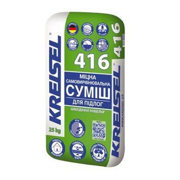 Самовирівнювальна суміш високоміцна Крейзель (Kreisel) 416, 1-100мм, 25МПа, 25кг 000-98875040-6870 фото