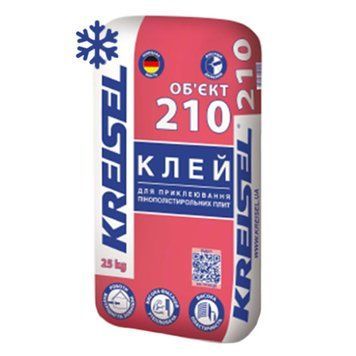 Клей для приклеювання ППС плит Крайзель (Kreisel) 210 Об'єкт Зима, 25кг 000-10602014-4019 фото