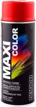 Емаль аерозольна термостійка Максі Колор (MAXI COLOR) вогненно-червона, 400 мл 000-12402013-3476 фото