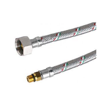 Шланг для змішувача з короткою голкою Паріджі (Parigi) Parinox, DN8, MOK10*1/2", PN10, 0.8м 000-98867038-10304 фото