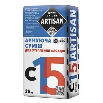 Клейова суміш для армування ППС та МВ Артісан (Artisan) С15, 25кг 000-10802020-4078 фото