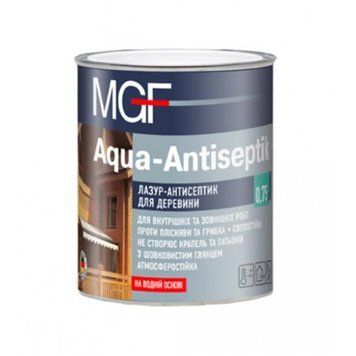 Лазур-антисептик MGF Agua-Antiseptik, сосна, 0.75 л 000-10907127-3779 фото