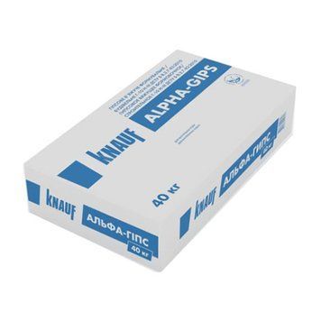 Гіпсове в'яжуче Кнауф (Knauf) ГВ Г10БIII, 40кг 000-10501015-6881 фото