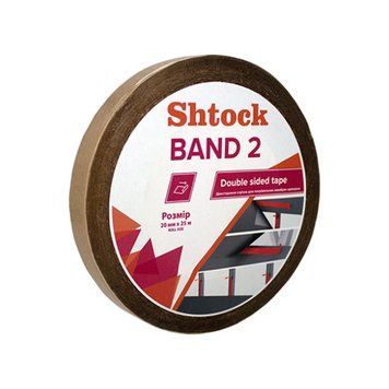 Двостороння стрічка для мембрани армована Shtock Band 2, 20мм*25м 000-94207314-2213 фото